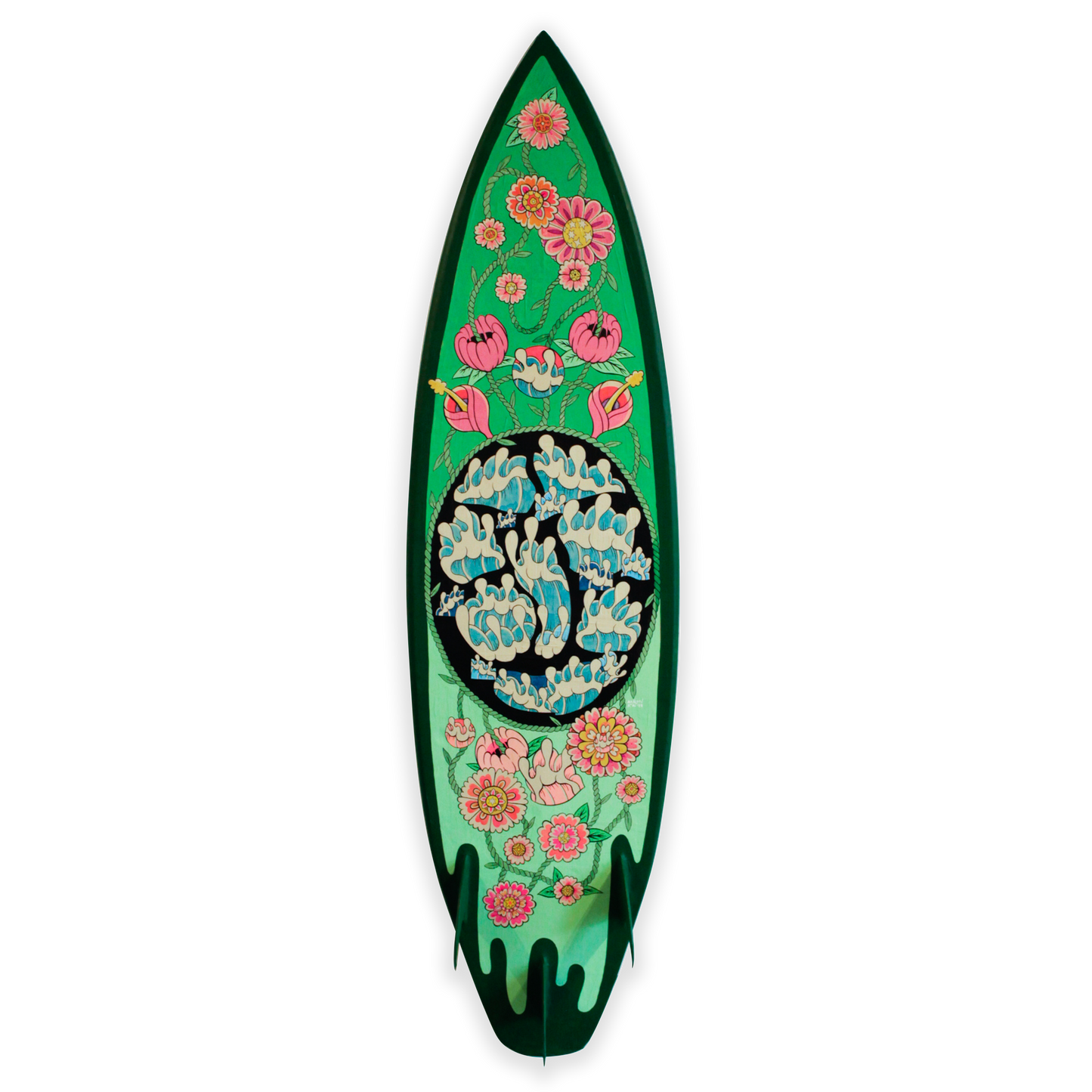 "Hilo Lei Surfboard" (2023)