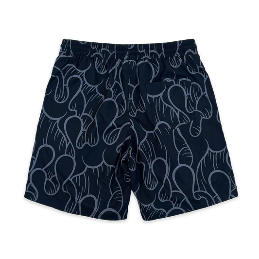 Wave Shorts "Pele" (Black & Gray)
