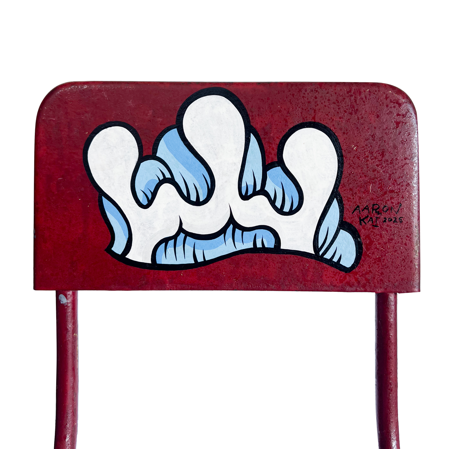 18 Double Wavy - Metal toddler chair