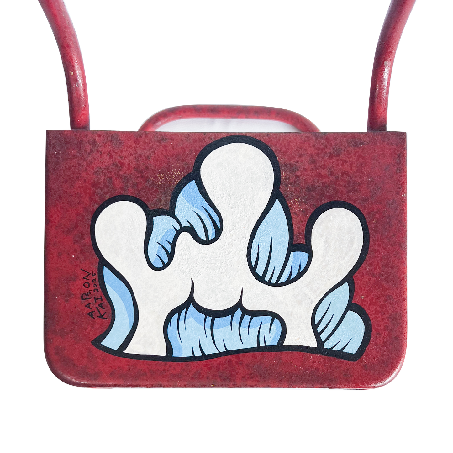 18 Double Wavy - Metal toddler chair