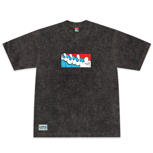 Wave Box Logo Tee (Cocoa)