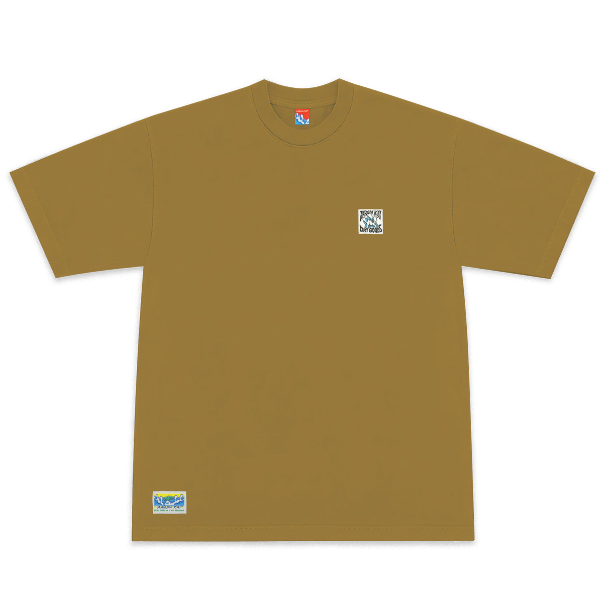 '26 Wave Print Tee (Brass)