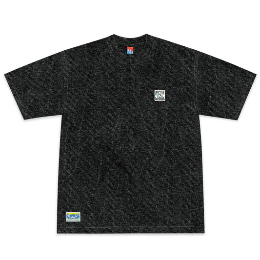 '26 Wave Print Tee (Carbon Black)