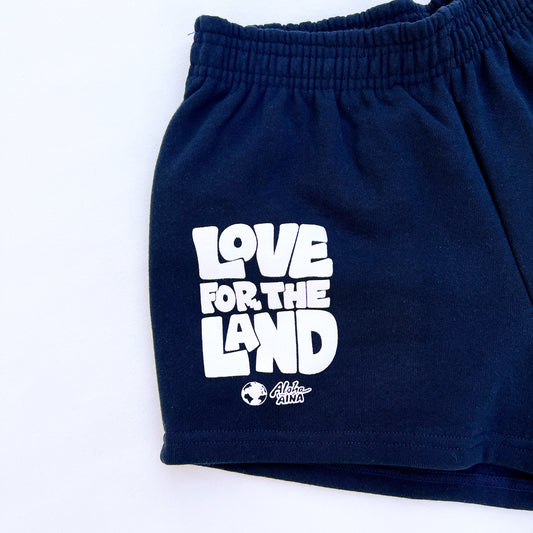 "Love4Land" Women's Shorts (Black)