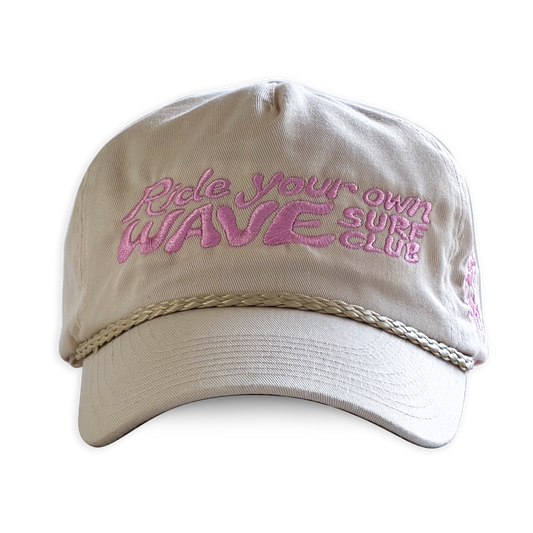 "RYOW Surf Club" Golf Hat (Creme)