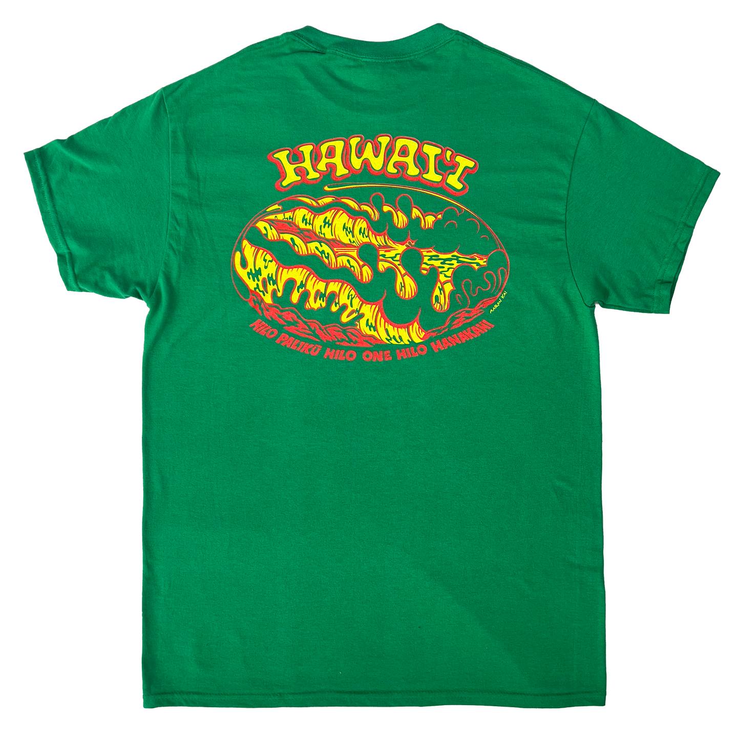 Hilo Hawai'i Oval (Green/Yellow/Red)