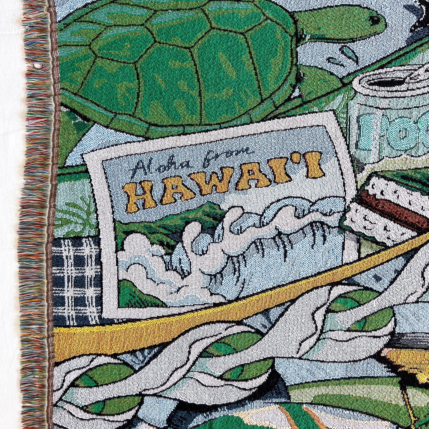 "Aloha from Hawai'i" Woven Blanket