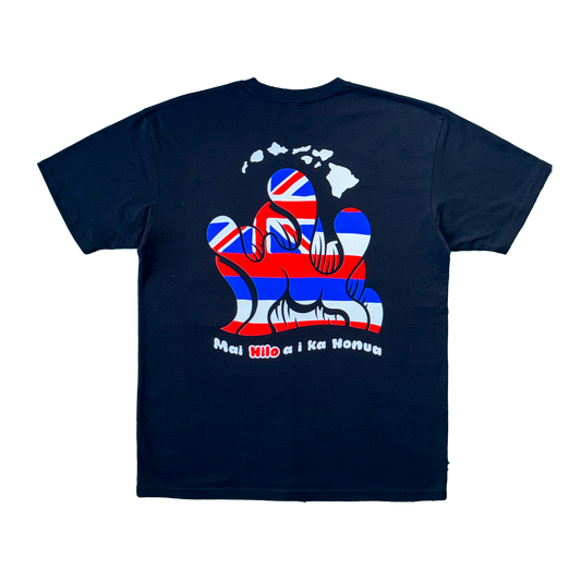 WAVE FLAG Tee (Black)