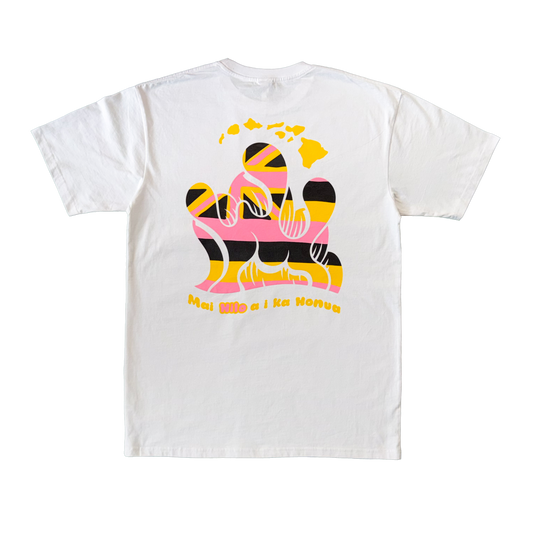 WAVE FLAG Tee (White)