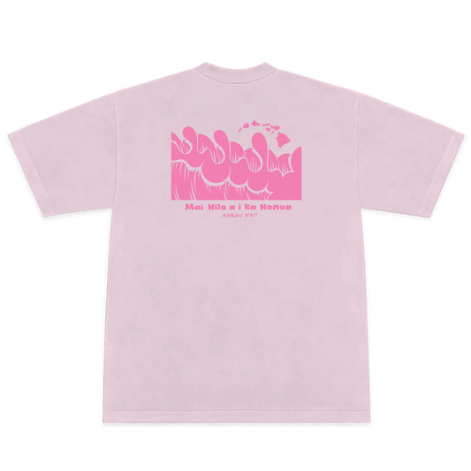 '26 Single Wave Tee (Light Pink)