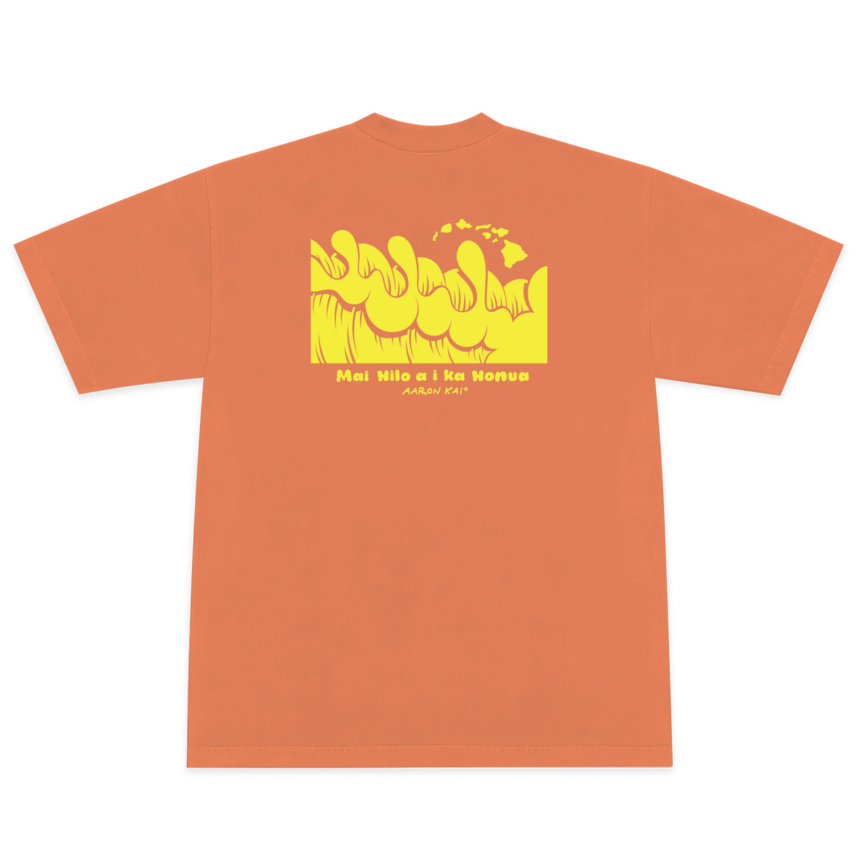 '26 Single Wave Tee (Hi-Vis Orange)