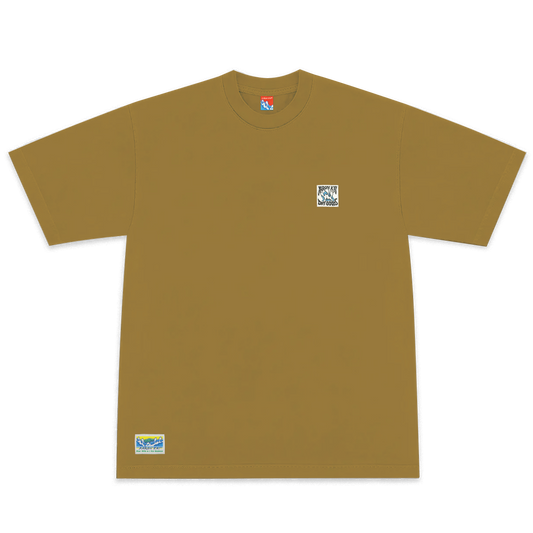 '26 Wave Print Tee (Brass)