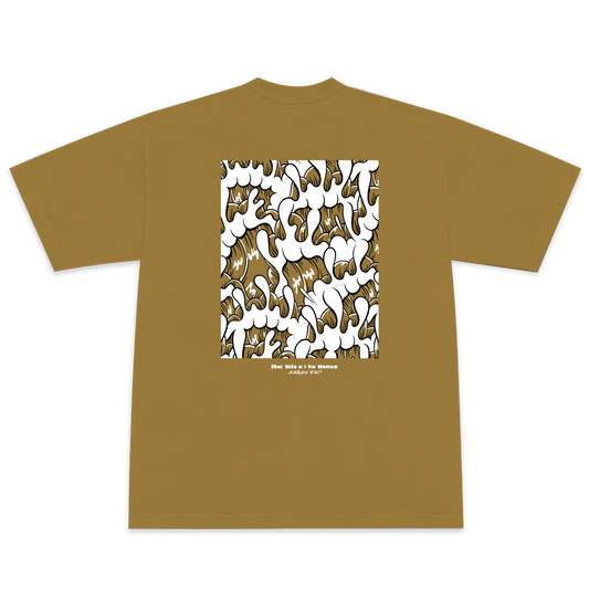 '26 Wave Print Tee (Brass)