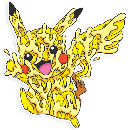 Wavy Pika Sticker
